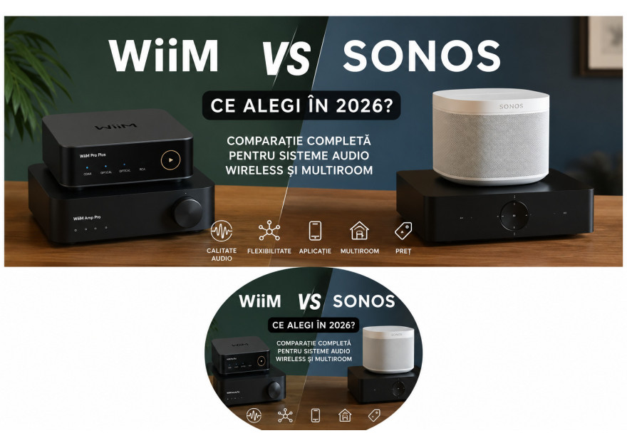 WiiM vs Sonos în 2026 – Care Sistem Audio Wireless Merită?